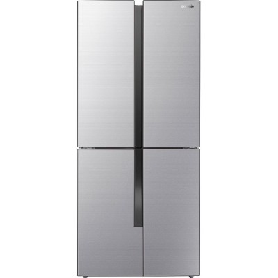 Холодильник SBS Gorenje, 182х64х80см, 4 двері, 265(129)л, А++, Інвертор , Зона св-ті, Внутр. Диспл, Нерж (NRM8182MX) Холодильник SBS Gorenje, 182х64х80см, 4 двері, 265(129)л, А++, Інвертор , Зона св-ті, Внутр. Диспл, Нерж (NRM8182MX)