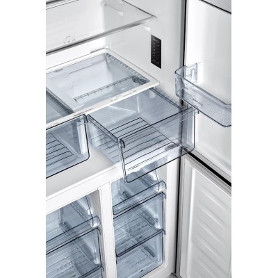 Холодильник SBS Gorenje, 182х64х80см, 4 двері, 265(129)л, А++, Інвертор , Зона св-ті, Внутр. Диспл, Нерж (NRM8182MX) Холодильник SBS Gorenje, 182х64х80см, 4 двері, 265(129)л, А++, Інвертор , Зона св-ті, Внутр. Диспл, Нерж (NRM8182MX)