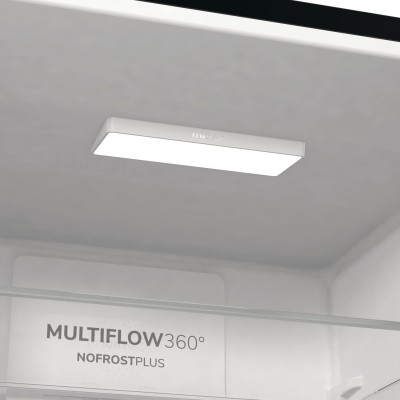 Холодильник з нижн. мороз. камерою Gorenje NRK620EABXL4, 200х60х60см, 2 двері, 235( 96)л, А++, Total NF , Зона св-ті, Зовн. Дисп Холодильник з нижн. мороз. камерою Gorenje NRK620EABXL4, 200х60х60см, 2 двері, 235( 96)л, А++, Total NF , Зона св-ті, Зовн. Дисп