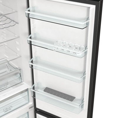 Холодильник з нижн. мороз. камерою Gorenje NRK620EABXL4, 200х60х60см, 2 двері, 235( 96)л, А++, Total NF , Зона св-ті, Зовн. Дисп Холодильник з нижн. мороз. камерою Gorenje NRK620EABXL4, 200х60х60см, 2 двері, 235( 96)л, А++, Total NF , Зона св-ті, Зовн. Дисп