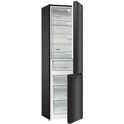 Холодильник з нижн. мороз. камерою Gorenje NRK620EABXL4, 200х60х60см, 2 двері, 235( 96)л, А++, Total NF , Зона св-ті, Зовн. Дисп Холодильник з нижн. мороз. камерою Gorenje NRK620EABXL4, 200х60х60см, 2 двері, 235( 96)л, А++, Total NF , Зона св-ті, Зовн. Дисп
