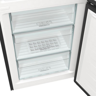 Холодильник з нижн. мороз. камерою Gorenje NRK620EABXL4, 200х60х60см, 2 двері, 235( 96)л, А++, Total NF , Зона св-ті, Зовн. Дисп Холодильник з нижн. мороз. камерою Gorenje NRK620EABXL4, 200х60х60см, 2 двері, 235( 96)л, А++, Total NF , Зона св-ті, Зовн. Дисп