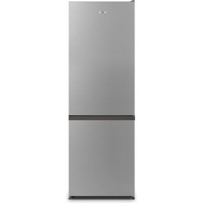 Холодильник з нижн. мороз. камерою Gorenje, 178,5x59,5x59см, 2 двері, 207(80)л, А++, NF+, Зона св-ті, Внутр. Диспл, Сріб (NRK618
