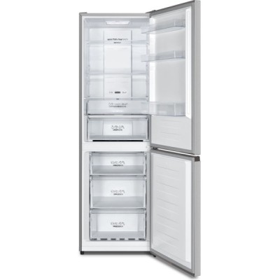 Холодильник з нижн. мороз. камерою Gorenje, 185х60х60см, 2 двері, 210(110)л, А++, NoFrost Plus, Зона св-ті, Зовн. Диспл, сірий ( Холодильник з нижн. мороз. камерою Gorenje, 185х60х60см, 2 двері, 210(110)л, А++, NoFrost Plus, Зона св-ті, Зовн. Диспл, сірий (