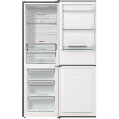 Холодильник з нижн. мороз. камерою Gorenje, 185х60х60см, 2 двері,203(99)л, А++, Total NF, Зона св-ті, Зовн. Диспл, нерж (NRK6192