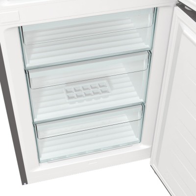 Холодильник з нижн. мороз. камерою Gorenje, 185х60х60см, 2 двері,203(99)л, А++, Total NF, Зона св-ті, Зовн. Диспл, нерж (NRK6192