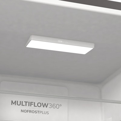Холодильник з нижн. мороз. камерою Gorenje, 185х60х60см, 2 двері,203(99)л, А++, Total NF, Зона св-ті, Зовн. Диспл, нерж (NRK6192