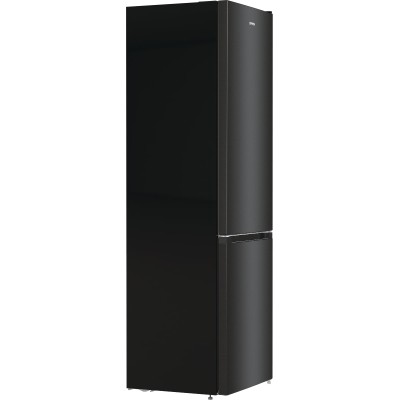 Холодильник з нижн. мороз. камерою Gorenje, 200х60х60см, 2 двері, 235( 96)л, А++, NoFrost+ , LED дисплей, Зона св-ті, чорний (NR Холодильник з нижн. мороз. камерою Gorenje, 200х60х60см, 2 двері, 235( 96)л, А++, NoFrost+ , LED дисплей, Зона св-ті, чорний (NR