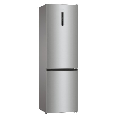 Холодильник з нижн. мороз. камерою Gorenje, 200х60х60см, 2 двері, 235( 96)л, А++, Total NF , Зона св-ті, Зовн. Диспл (NRK6202AXL