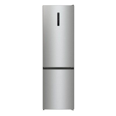 Холодильник з нижн. мороз. камерою Gorenje, 200х60х60см, 2 двері, 235( 96)л, А++, Total NF , Зона св-ті, Зовн. Диспл (NRK6202AXL
