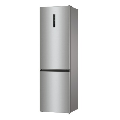 Холодильник з нижн. мороз. камерою Gorenje, 200х60х60см, 2 двері, 235( 96)л, А++, Total NF , Зона св-ті, Зовн. Диспл (NRK6202AXL