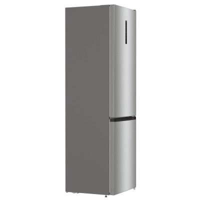 Холодильник з нижн. мороз. камерою Gorenje, 200х60х60см, 2 двері, 235( 96)л, А++, Total NF , Зона св-ті, Зовн. Диспл (NRK6202AXL