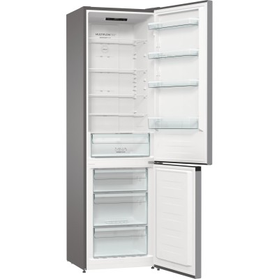 Холодильник з нижн. мороз. камерою Gorenje, 200х60х60см, 2 двері, 235(96)л, А++, NoFrost+, Зона св-ті, сірий (NRK6202ES4) Холодильник з нижн. мороз. камерою Gorenje, 200х60х60см, 2 двері, 235(96)л, А++, NoFrost+, Зона св-ті, сірий (NRK6202ES4)