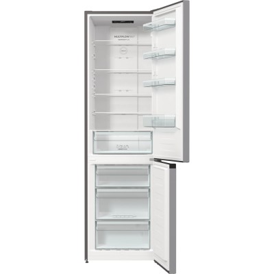 Холодильник з нижн. мороз. камерою Gorenje, 200х60х60см, 2 двері, 235(96)л, А++, NoFrost+, Зона св-ті, сірий (NRK6202ES4) Холодильник з нижн. мороз. камерою Gorenje, 200х60х60см, 2 двері, 235(96)л, А++, NoFrost+, Зона св-ті, сірий (NRK6202ES4)