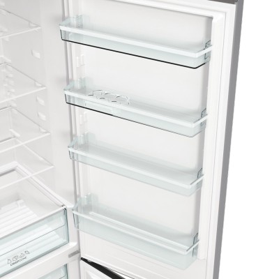 Холодильник з нижн. мороз. камерою Gorenje, 200х60х60см, 2 двері, 235(96)л, А++, NoFrost+, Зона св-ті, сірий (NRK6202ES4) Холодильник з нижн. мороз. камерою Gorenje, 200х60х60см, 2 двері, 235(96)л, А++, NoFrost+, Зона св-ті, сірий (NRK6202ES4)