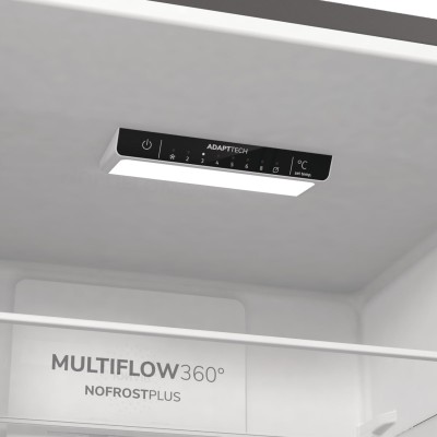 Холодильник з нижн. мороз. камерою Gorenje, 200х60х60см, 2 двері, 235(96)л, А++, NoFrost+, Зона св-ті, сірий (NRK6202ES4) Холодильник з нижн. мороз. камерою Gorenje, 200х60х60см, 2 двері, 235(96)л, А++, NoFrost+, Зона св-ті, сірий (NRK6202ES4)