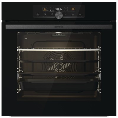 Шафа Gorenje духова електрична, 77л, дисплей, піроліз, A+, чорний (BPS6747A06BG)