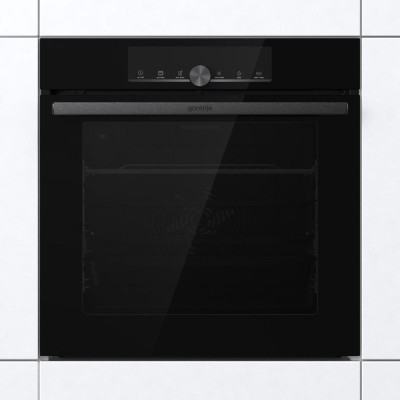 Шафа Gorenje духова електрична, 77л, дисплей, піроліз, A+, чорний (BPS6747A06BG)