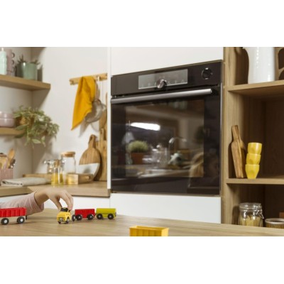Шафа Gorenje духова електрична, 77л, дисплей, піроліз, A+, чорний (BPS6747A06BG)