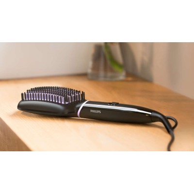 Щітка-випрямляч Philips StyleCare Essential, 52Вт, темп.режимів-2, 170-200С, кераміка, чорний (BHH880/00) Щітка-випрямляч Philips StyleCare Essential, 52Вт, темп.режимів-2, 170-200С, кераміка, чорний (BHH880/00)
