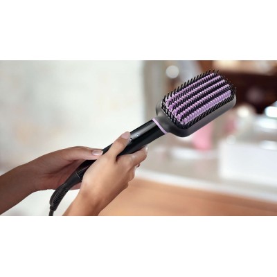 Щітка-випрямляч Philips StyleCare Essential, 52Вт, темп.режимів-2, 170-200С, кераміка, чорний (BHH880/00) Щітка-випрямляч Philips StyleCare Essential, 52Вт, темп.режимів-2, 170-200С, кераміка, чорний (BHH880/00)