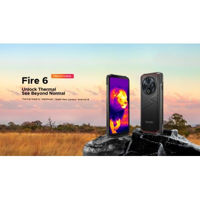 Смартфон Doogee Fire 6 6.56" 6/256Gb Black Смартфон Doogee Fire 6 6.56" 6/256Gb Black