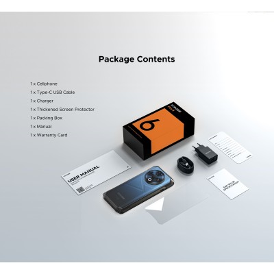 Смартфон Doogee Fire 6 6.56" 6/256Gb Black Смартфон Doogee Fire 6 6.56" 6/256Gb Black