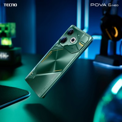 Смартфон TECNO POVA 6 NEO (LI6) 8/128GB Comet Green Смартфон TECNO POVA 6 NEO (LI6) 8/128GB Comet Green