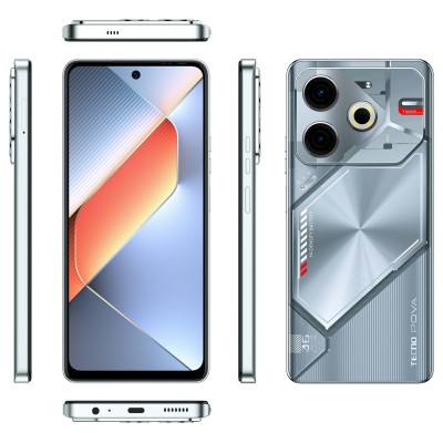 Смартфон TECNO POVA 6 NEO (LI6) 8/128GB Starry Silver Смартфон TECNO POVA 6 NEO (LI6) 8/128GB Starry Silver