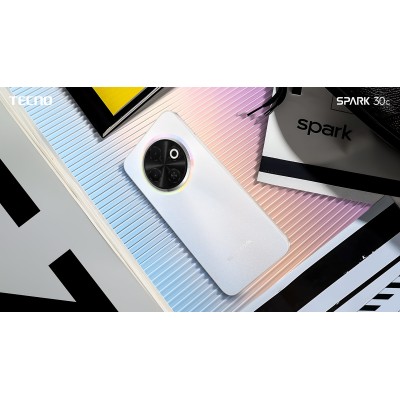 Смартфон TECNO Spark 30C (KL5n) 4/128GB Orbit White Смартфон TECNO Spark 30C (KL5n) 4/128GB Orbit White