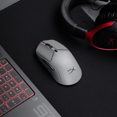 Миша HyperX Pulsefire Haste 2 Pro, RGB, USB-A/WL/BT, сірий (A1KY5AA) Миша HyperX Pulsefire Haste 2 Pro, RGB, USB-A/WL/BT, сірий (A1KY5AA)