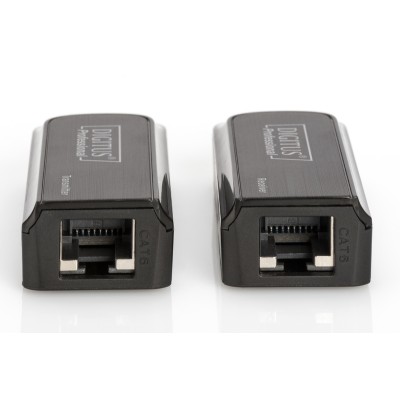 Набір міні-подовжувачів DIGITUS HDMI, Full HD, 1080p 50 м, CAT 6/6A/7, живлення через кабель Micro USB, 50м (DS-55203)