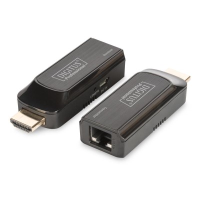 Набір міні-подовжувачів DIGITUS HDMI, Full HD, 1080p 50 м, CAT 6/6A/7, живлення через кабель Micro USB, 50м (DS-55203)