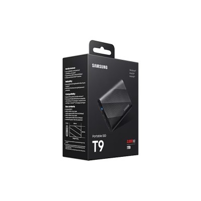 Портативний SSD Samsung 1TB USB 3.2 Gen 2 Type-C T9 Shield (MU-PG1T0B/EU) Портативний SSD Samsung 1TB USB 3.2 Gen 2 Type-C T9 Shield (MU-PG1T0B/EU)