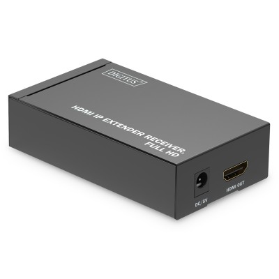 Подовжувач DIGITUS HDMI Full HD IP, приймач для DS-55517, 120м (DS-55518) Подовжувач DIGITUS HDMI Full HD IP, приймач для DS-55517, 120м (DS-55518)