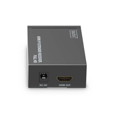 Подовжувач DIGITUS HDMI Full HD IP, приймач для DS-55517, 120м (DS-55518) Подовжувач DIGITUS HDMI Full HD IP, приймач для DS-55517, 120м (DS-55518)