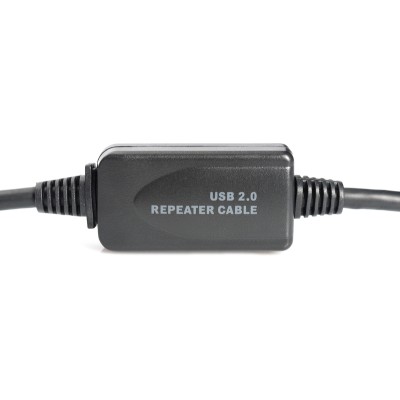 Подовжувач DIGITUS USB 2.0 Active Cable, A/M-A/F, 20м, чорний (DA-73102) Подовжувач DIGITUS USB 2.0 Active Cable, A/M-A/F, 20м, чорний (DA-73102)