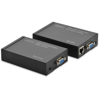 Подовжувач DIGITUS VGA через UTP, встановлений макс. 1920x1200, 0-70°C, 300 м, (DS-53400) Подовжувач DIGITUS VGA через UTP, встановлений макс. 1920x1200, 0-70°C, 300 м, (DS-53400)