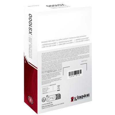 Портативний SSD Kingston 1TB USB 3.2 Gen 2 Type-C XS1000 (SXS1000/1000G) Портативний SSD Kingston 1TB USB 3.2 Gen 2 Type-C XS1000 (SXS1000/1000G)