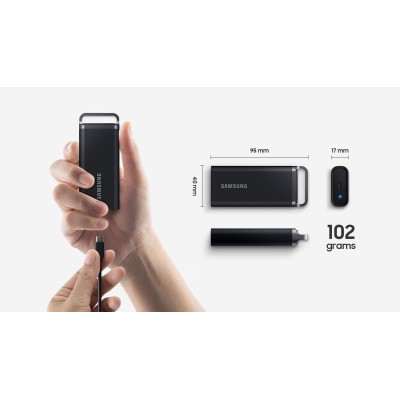 Портативний SSD Samsung 4TB USB 3.2 Gen 1 Type-C T5EVO Shield (MU-PH4T0S/EU) Портативний SSD Samsung 4TB USB 3.2 Gen 1 Type-C T5EVO Shield (MU-PH4T0S/EU)