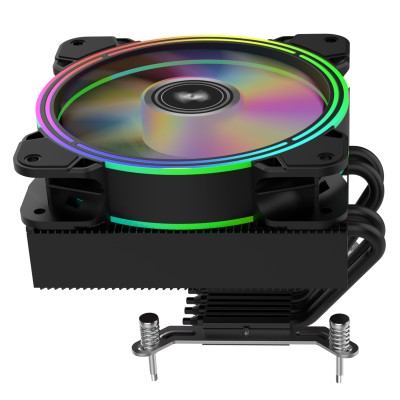 Процесорний кулер 2E GAMING Air Cool AC120T4-ARGB, LGA1851, 1700, 1200, 115x, 1366, AM5, AM4, AM3, AM3+, 4pin PWM, 3pin +5VARGB, Процесорний кулер 2E GAMING Air Cool AC120T4-ARGB, LGA1851, 1700, 1200, 115x, 1366, AM5, AM4, AM3, AM3+, 4pin PWM, 3pin +5VARGB,