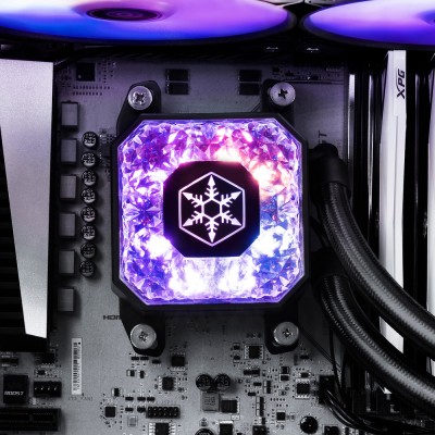 Система рідинного оxолодження SilverStone Icegem 240P-ARGB, LGA2066, 2011, 1366, 115x, 1366, TRX4TR4, AM4, AM3, AM3+, AM2, AM2+, Система рідинного оxолодження SilverStone Icegem 240P-ARGB, LGA2066, 2011, 1366, 115x, 1366, TRX4TR4, AM4, AM3, AM3+, AM2, AM2+,
