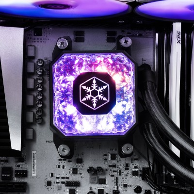 Система рідинного оxолодження SilverStone Icegem 360P-ARGB, LGA2066, 2011, 1366, 115x, 1366, TRX4TR4, AM4, AM3, AM3+, AM2, AM2+,