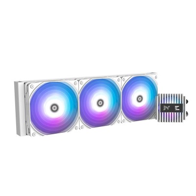 Система рідинного оxолодження Zalman Alpha 2 A36 ARGB, LGA1851, 1700, 1200, 115x, AM5, AM4, TDP 360W, білий Система рідинного оxолодження Zalman Alpha 2 A36 ARGB, LGA1851, 1700, 1200, 115x, AM5, AM4, TDP 360W, білий