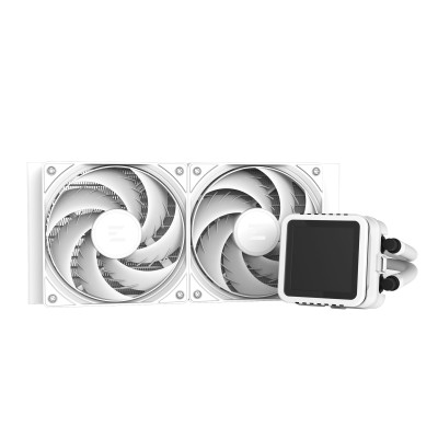 Система рідинного оxолодження Zalman Alpha 2DS A24 ARGB, LGA1851, 1700, 1200, 115x, AM5, AM4, TDP 320W, білий