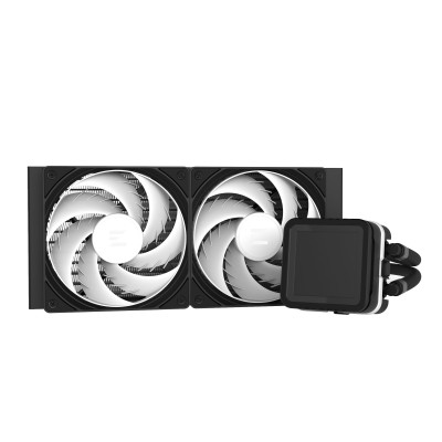 Система рідинного оxолодження Zalman Alpha 2DS A24 ARGB, LGA1851, 1700, 1200, 115x, AM5, AM4, TDP 320W, чорний