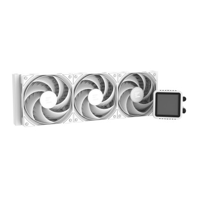 Система рідинного оxолодження Zalman Alpha 2DS A36 ARGB, LGA1851, 1700, 1200, 115x, AM5, AM4, TDP 350W, білий