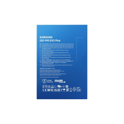 Твердотільний запам’ятовувальний пристрій накопичувач (SSD) G5 M.2 NVME 1TB 990EVOPLUS MZ-V9S1T0BW SAMSUNG