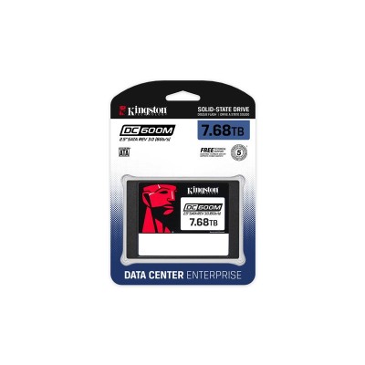 Твердотільний запам’ятовувальний пристрій накопичувач (SSD) SATA2.5" 7.68TB 6GB/S SEDC600M/7680G KINGSTON