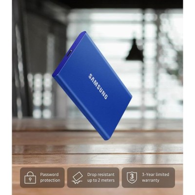 Твердотільний запам’ятовувальний пристрій накопичувач (SSD) USB3.2 4TB EXT. T7 MU-PC4T0T/WW SAMSUNG Твердотільний запам’ятовувальний пристрій накопичувач (SSD) USB3.2 4TB EXT. T7 MU-PC4T0T/WW SAMSUNG